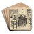 The ambassadeurs by Charles Dana Gibson Art Drink Coaster set