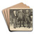 The next morning by Charles Dana Gibson Art Drink Coaster set