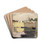 Village at the Water's Edge by Roger de La Fresnaye Drink Coasters - set of 4 Village at the Water's Edge by Roger de La Fresnaye Drink Coasters - set of 4