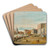 Venice, a View of the Molo and Santa Maria della Salute in the Background by Marco Grubacs Art Drink Coaster set