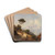 Italienische Kstenlandschaft, im Hintergrund die Berge von Capri by Ascan Lutteroth Drink Coasters - set of 4