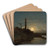 Effet de lune by Johan Barthold Jongkind Art Drink Coaster set