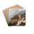 A Mill by a Mountain Stream by Robert Schultze Drink Coasters - set of 4 A Mill by a Mountain Stream by Robert Schultze Drink Coasters - set of 4
