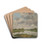 La Rivire morte  Deauville by Eugne Boudin Drink Coasters - set of 4 La Rivire morte  Deauville by Eugne Boudin Drink Coasters - set of 4