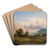 Blick auf Schloss Orth am Traunsee by Josef Mayburger Art Drink Coaster set