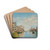 Gondoliers On The Grand Canal, Venice by Federico del Campo Drink Coasters - set of 4
