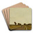 Hollndische Landschaft mit Gehften by Rudolf Ribarz Art Drink Coaster set