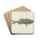 Fish Weather Vane by Michael Riccitelli Drink Coasters - set of 4