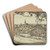 View on Oberursel by Ferdinand Balzer Art Drink Coaster set