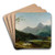 Snowdon from Capel Curig by Philip James de Loutherbourg Art Drink Coaster set