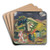 In the Pasture by Arnold Peter Weisz-Kubnan Art Drink Coaster set