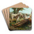 The Goatherder's Siesta by Carlo Ademollo Art Drink Coaster set