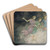 Angels  Annunciation by Hans Thoma Art Drink Coaster set