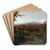 Landscape with Shepherd by Robert S. Duncanson Art Drink Coaster set