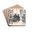 The Ambassadeurs by Charles Dana Gibson Drink Coasters - set of 4