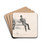 The morning after election day by Charles Dana Gibson Drink Coasters - set of 4