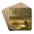 Homeward by George Inness Art Drink Coaster set