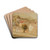 Miasteczko by Tadeusz Makowski Drink Coasters - set of 4 Miasteczko by Tadeusz Makowski Drink Coasters - set of 4