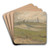 Duinlandschap met vuurtoren en nettenboeters by Frans Smissaert Art Drink Coaster set Duinlandschap met vuurtoren en nettenboeters by Frans Smissaert Art Drink Coaster set