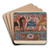 Painted Chest by E. Boyd Art Drink Coaster set Painted Chest by E. Boyd Art Drink Coaster set