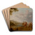 The Judgement Of Paris by Cornelis Willaerts Art Drink Coaster set