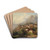 Blick auf Pilatus mit Tomlishorn by Johann Wilhelm Jankowski Drink Coasters - set of 4