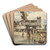 Landschap met watermolen by Alexandre-Gabriel Decamps Art Drink Coaster set