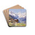 Die Alpe Barneuza (Wallis) by Edward Theodore Compton Drink Coasters - set of 4