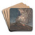 Vesuvius in Eruption by Isaac Weld Art Drink Coaster set