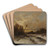 Winterlandschaft mit Reisigsammlern by Dsir Thomassin Art Drink Coaster set