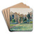 Compton Castle, Devonshire, England by Cass Gilbert Art Drink Coaster set