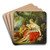 Shepherd Piping to a Shepherdess by Franois Boucher Art Drink Coaster set
