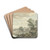 Gezicht in de omgeving van Bentheim by Isaac de Moucheron Drink Coasters - set of 4