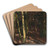 Trees by William Blake Richmond Art Drink Coaster set