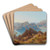 Luzerner See by Carl Hasch Art Drink Coaster set