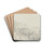 Near Fiesole by Friedrich Metz Drink Coasters - set of 4