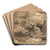 A Tree Struck by Lightning by Cornelius Varley Art Drink Coaster set A Tree Struck by Lightning by Cornelius Varley Art Drink Coaster set