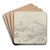 Landscape near Prato by Friedrich Metz Art Drink Coaster set