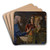 Sigurd Syr, sta, Olav og Rane by Christian Krohg Art Drink Coaster set