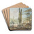 View of a Park by Louis Gabriel Moreau Art Drink Coaster set View of a Park by Louis Gabriel Moreau Art Drink Coaster set