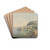 Bellagio aan het Comomeer by Karoly Lajos Libay Drink Coasters - set of 4
