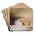 An Arctic Summer- Boring Through the Pack in Melville Bay by William Bradford Art Drink Coaster set