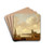 View of Dordrecht by Jan van Goyen Drink Coasters - set of 4