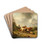 Returning Home from the Alpine Pasture by Edmund Mahlknecht Drink Coasters - set of 4 Returning Home from the Alpine Pasture by Edmund Mahlknecht Drink Coasters - set of 4