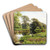 By the river by Peder Mrk Mnsted Art Drink Coaster set