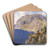 Blick auf Capri by Joseph Schoyerer Art Drink Coaster set