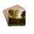 View of La Crescenza by Claude Lorrain Drink Coasters - set of 4