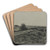 Raised bog by Wilhelm Kalb Art Drink Coaster set