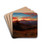 Sunset on Mount Diablo (Marin Sunset) by William Keith Drink Coasters - set of 4