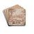 Landscape with tomb, ruins, andfigures by Abraham Rademaker Drink Coasters - set of 4 Landscape with tomb, ruins, andfigures by Abraham Rademaker Drink Coasters - set of 4